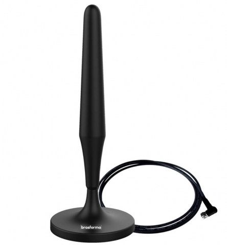 Kambarinė TV antena DVB-T be stiprintuvo 4K 5in1 (FM) 3m Brasforma